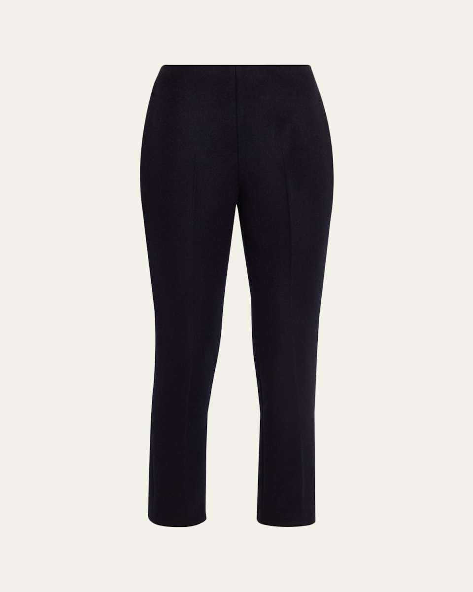 Ralph Cashmere Slim-Leg Ankle Trousers